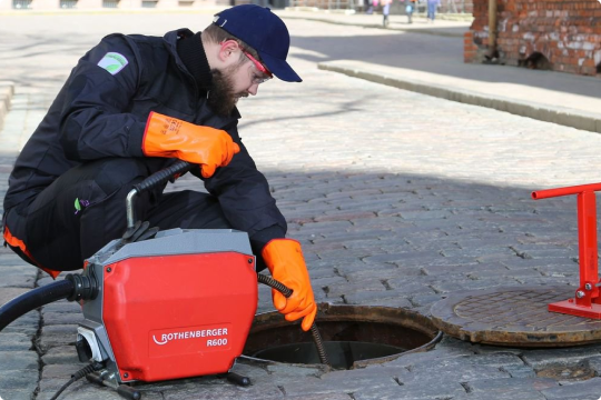 Прочистка наружной канализации